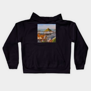 Ilfracombe Harbour at Sunset Kids Hoodie